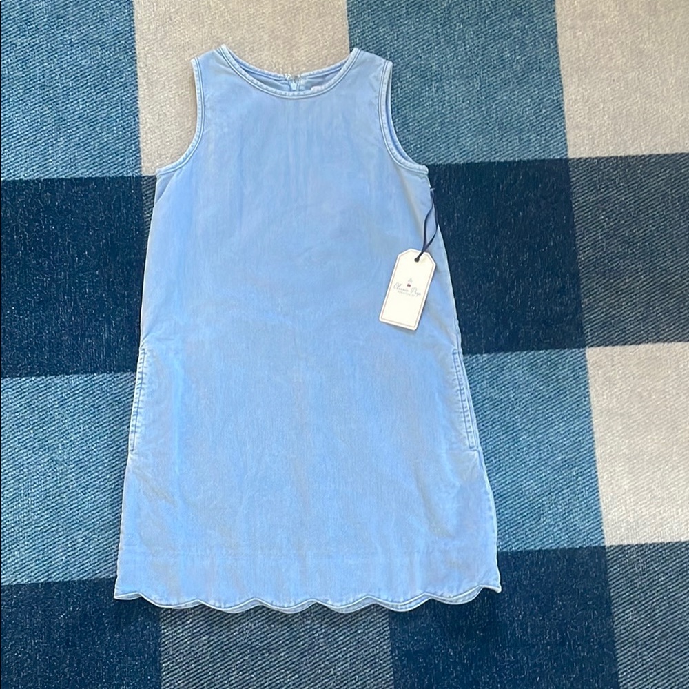 Classic Prep Light Blue Kids Dress